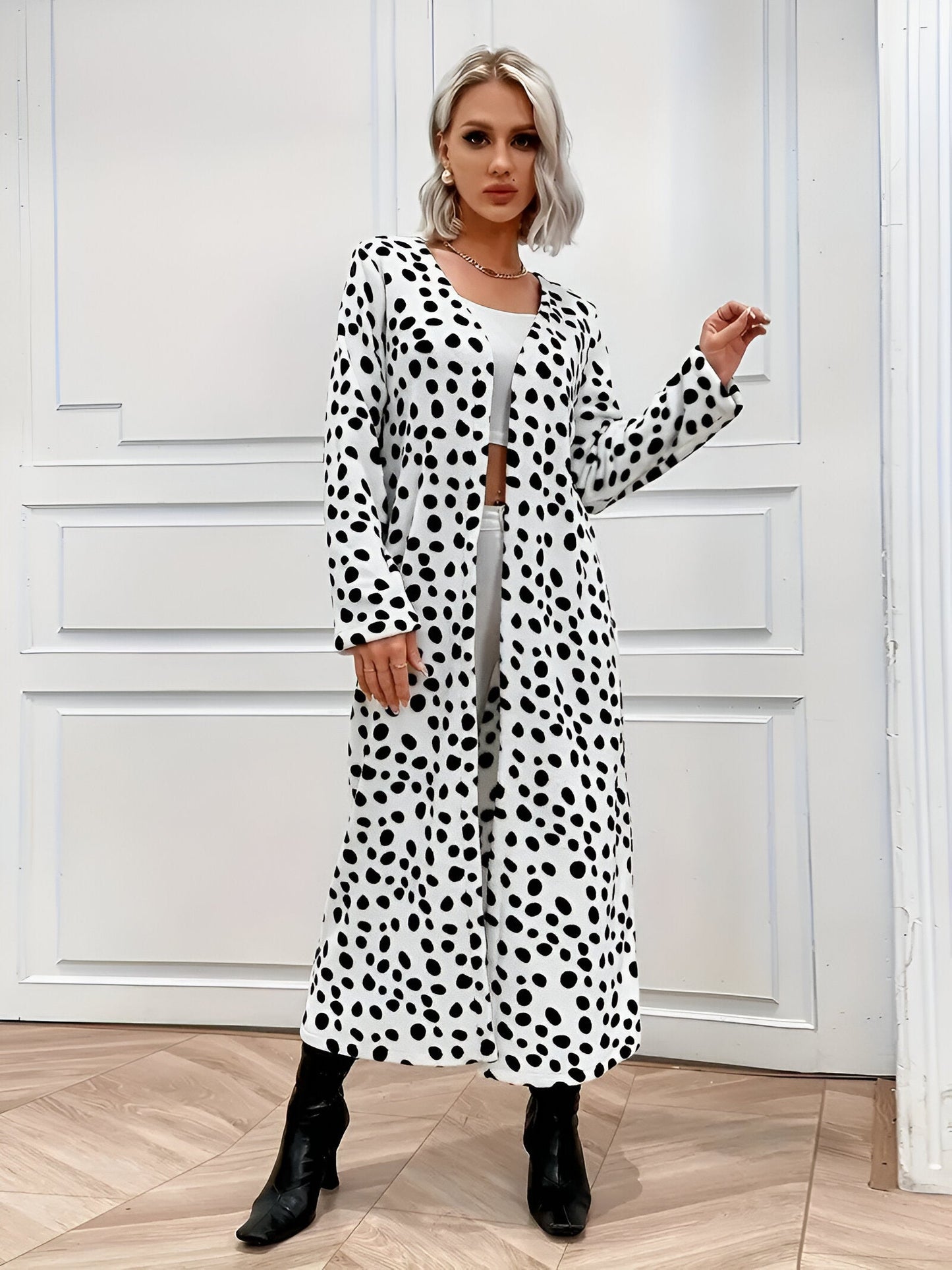 Cornelia | Midikofta med dalmatinskt mönster