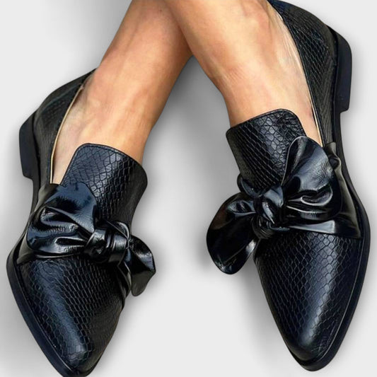 Sigrid | Loafer Med Rosettdetalj