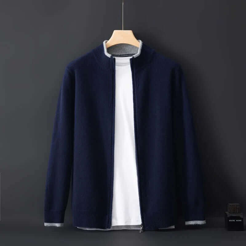 Bertil | Premium Kasmir Zip-Up Jacka