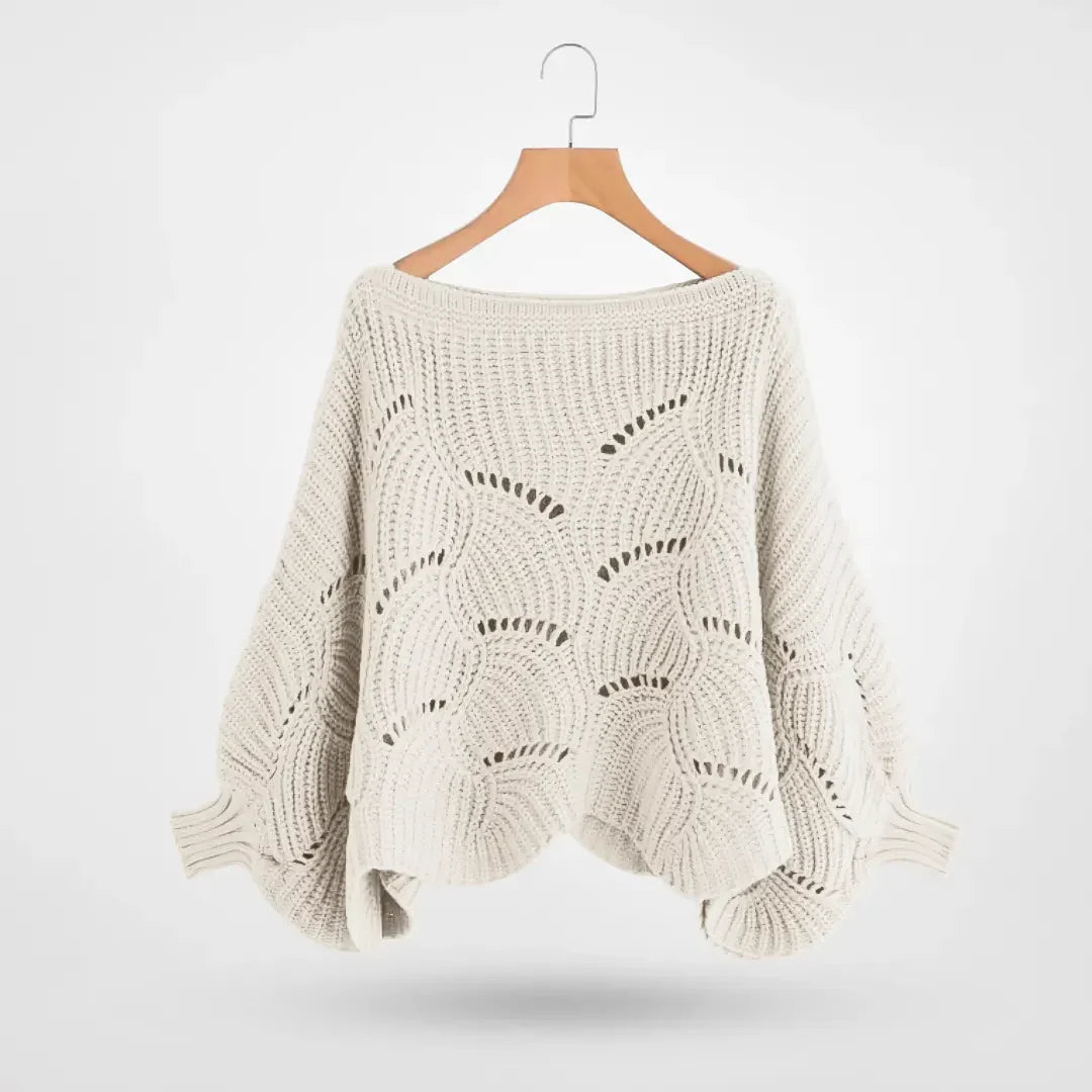 Mila | Loose-fitting knitted shawl