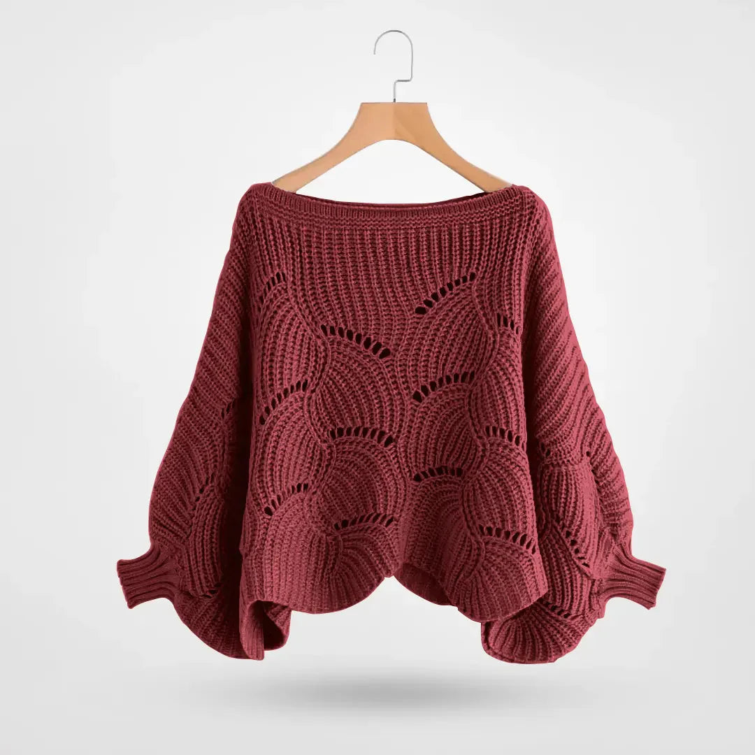 Mila | Loose-fitting knitted shawl