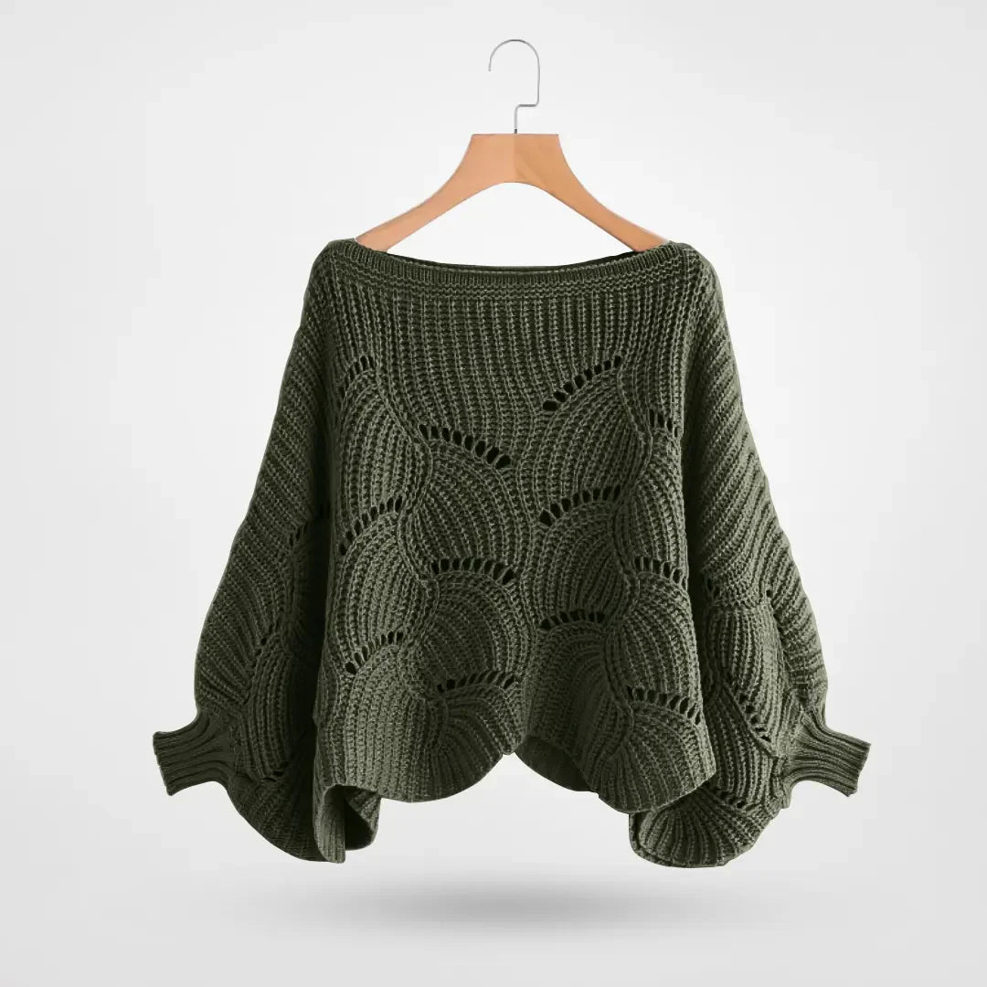 Mila | Loose-fitting knitted shawl