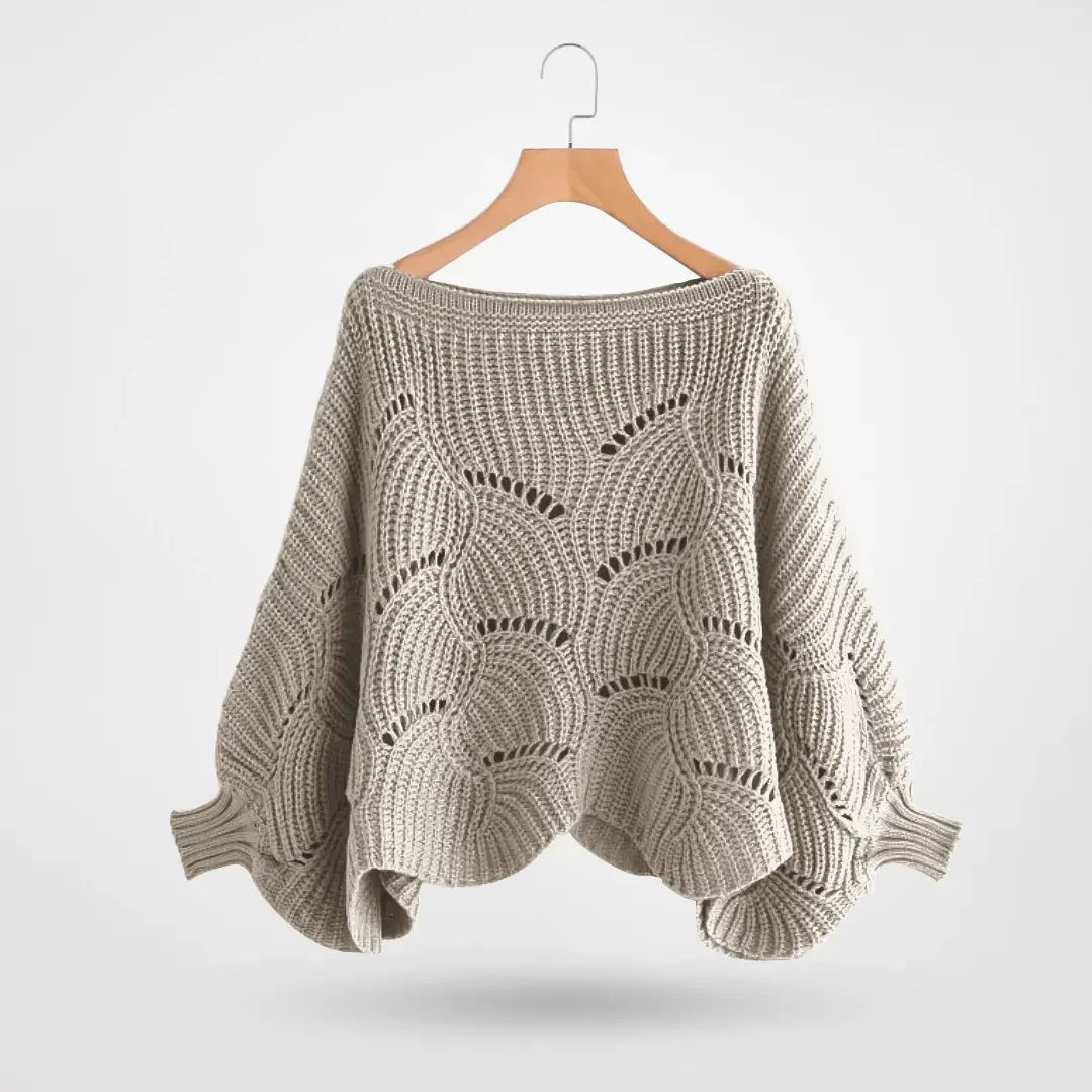 Mila | Loose-fitting knitted shawl