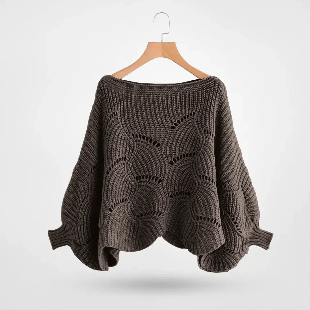 Mila | Loose-fitting knitted shawl