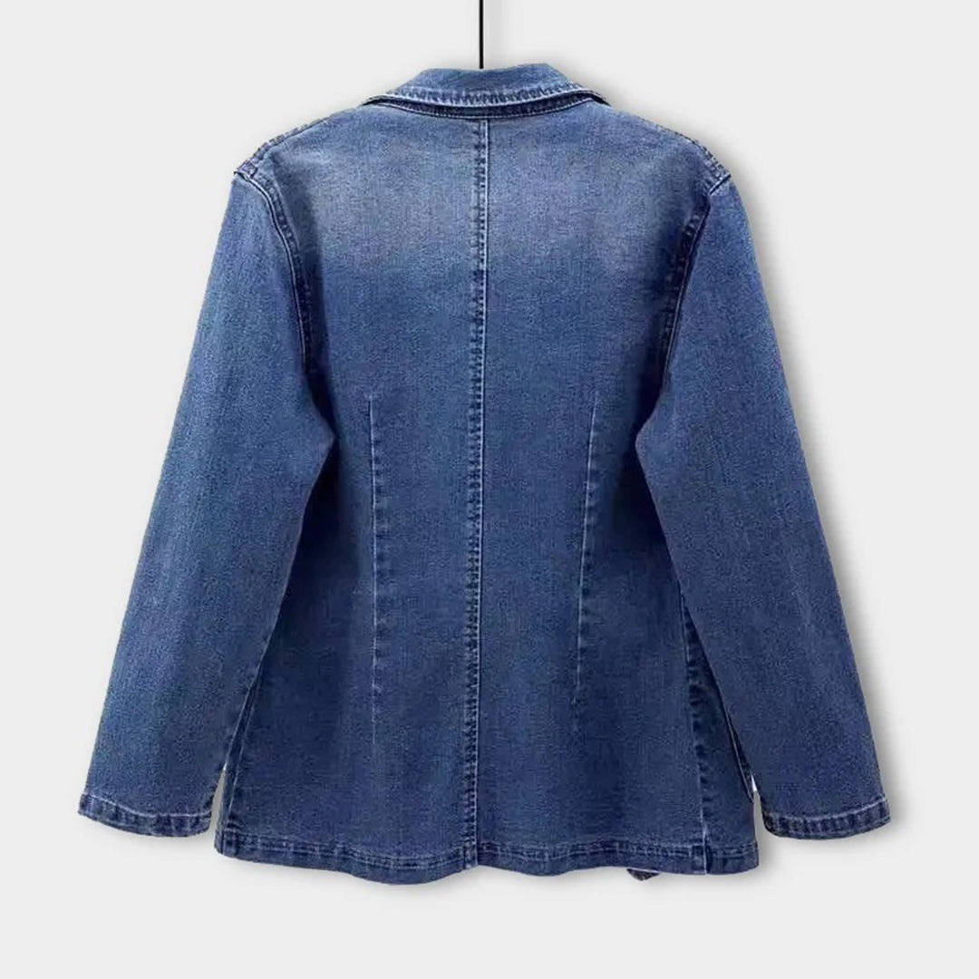 Ella | Tidlös Och Trendig Jeansjacka