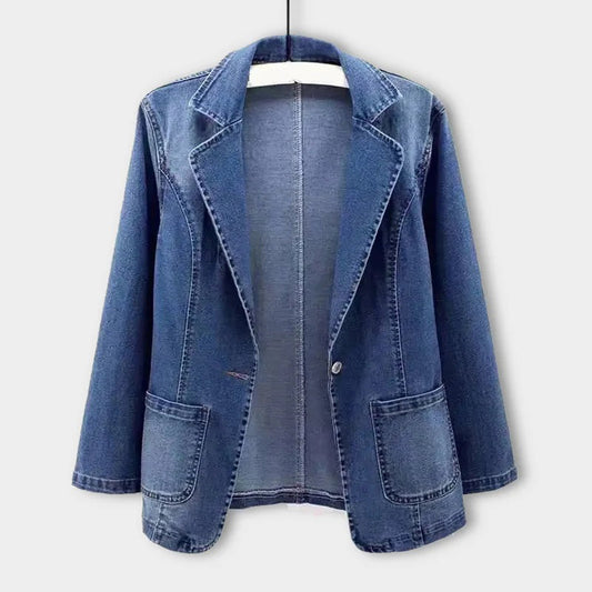 Ella | Tidlös Och Trendig Jeansjacka