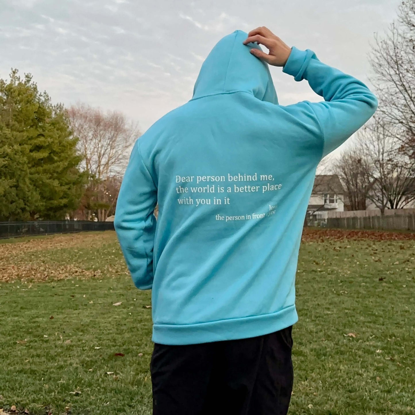 Lars | Inspirerande Unisex Hoodie med Positivt Budskap