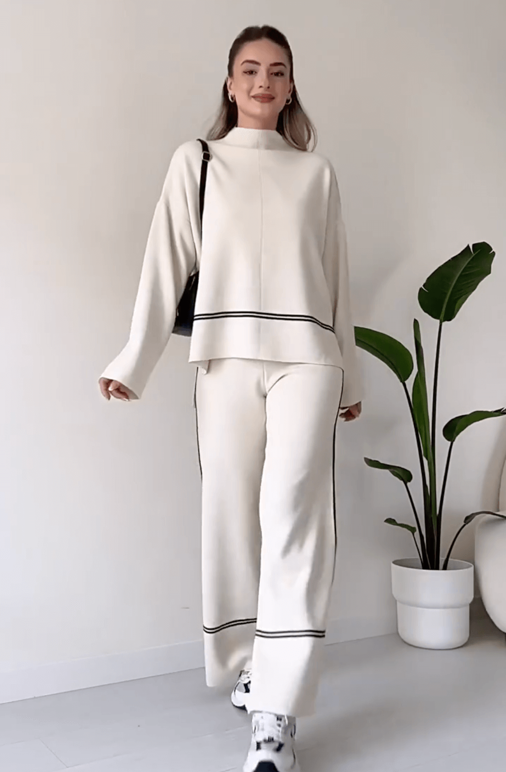 Hedda | Chic Tvådelat Lounge Set – Enkel Elegans & Komfort