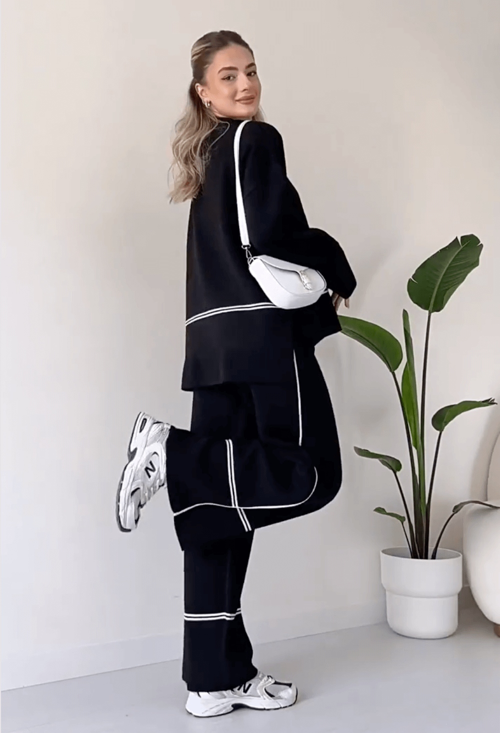 Hedda | Chic Tvådelat Lounge Set – Enkel Elegans & Komfort