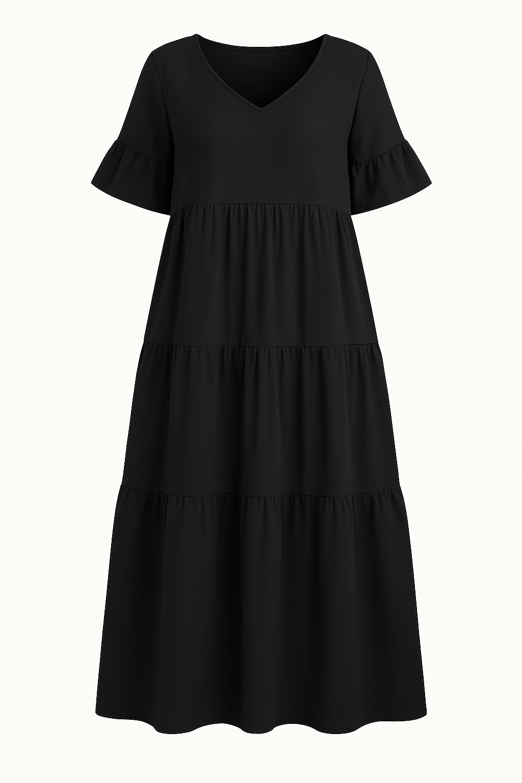 Annecy | V-Ringad Klänning Med Skulpterande Midja