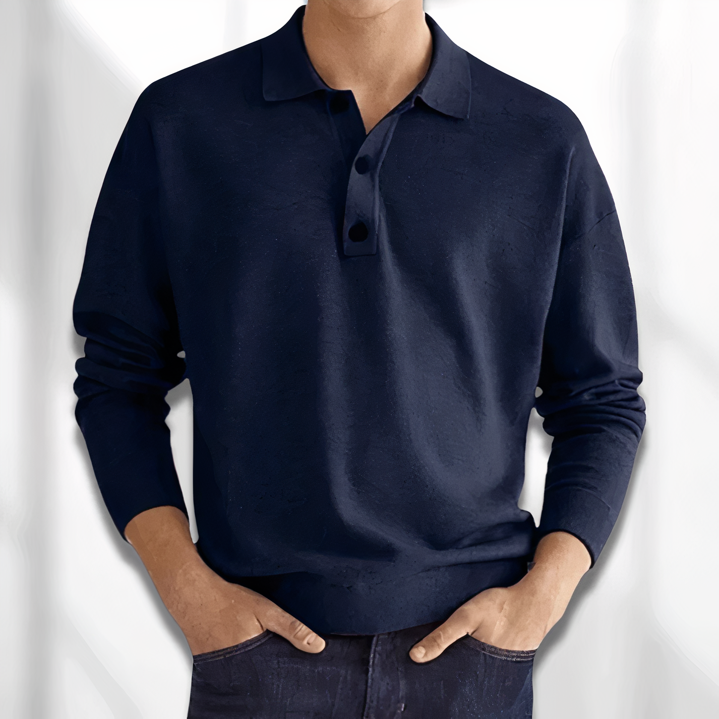 Roach - Langarm-Poloshirt