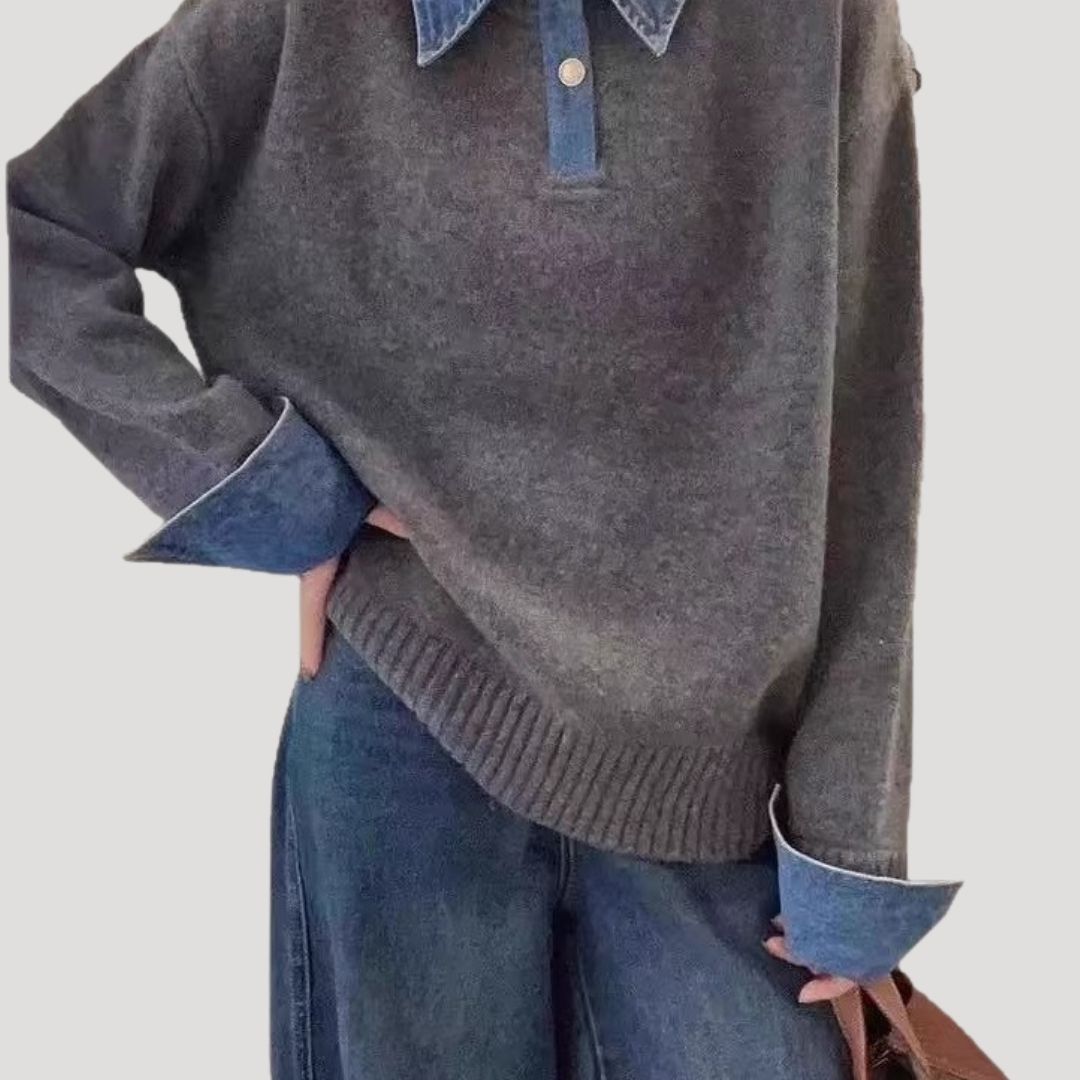 Freja | Chunky Stickad Överdimensionerad Vintertröja