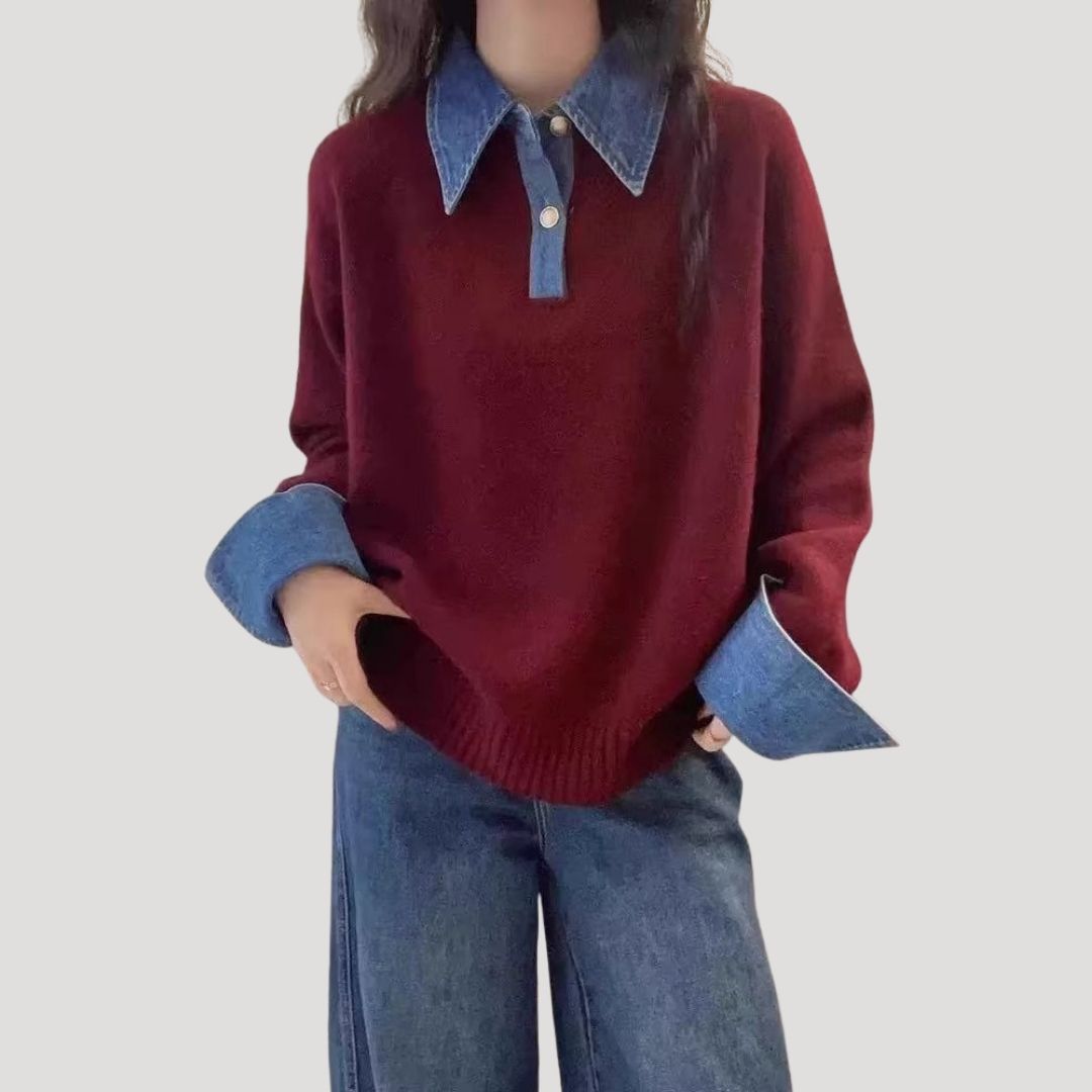 Freja | Chunky Stickad Överdimensionerad Vintertröja