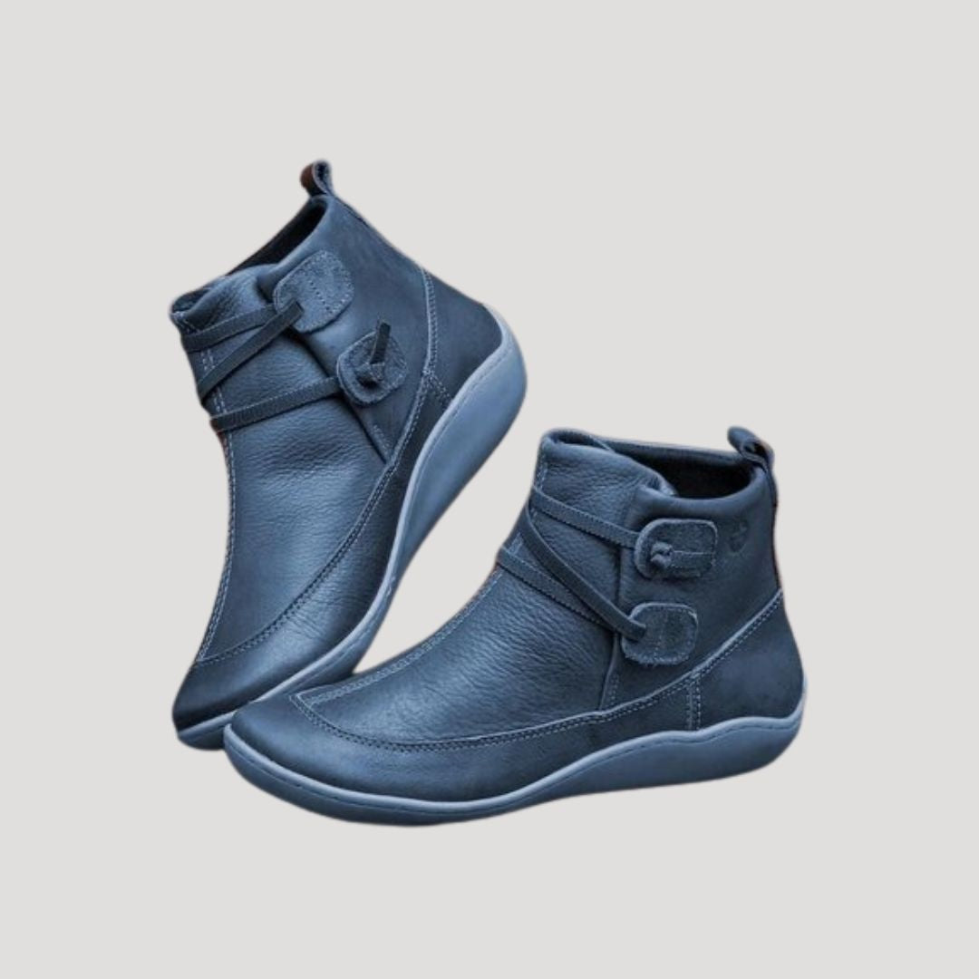 Leigh | Vattentäta Läder Ankelstövlar för Vinterbruk