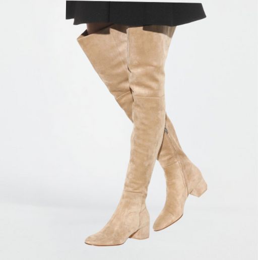 Natasja | Snygga knähöga mockastövlar för kvinnor