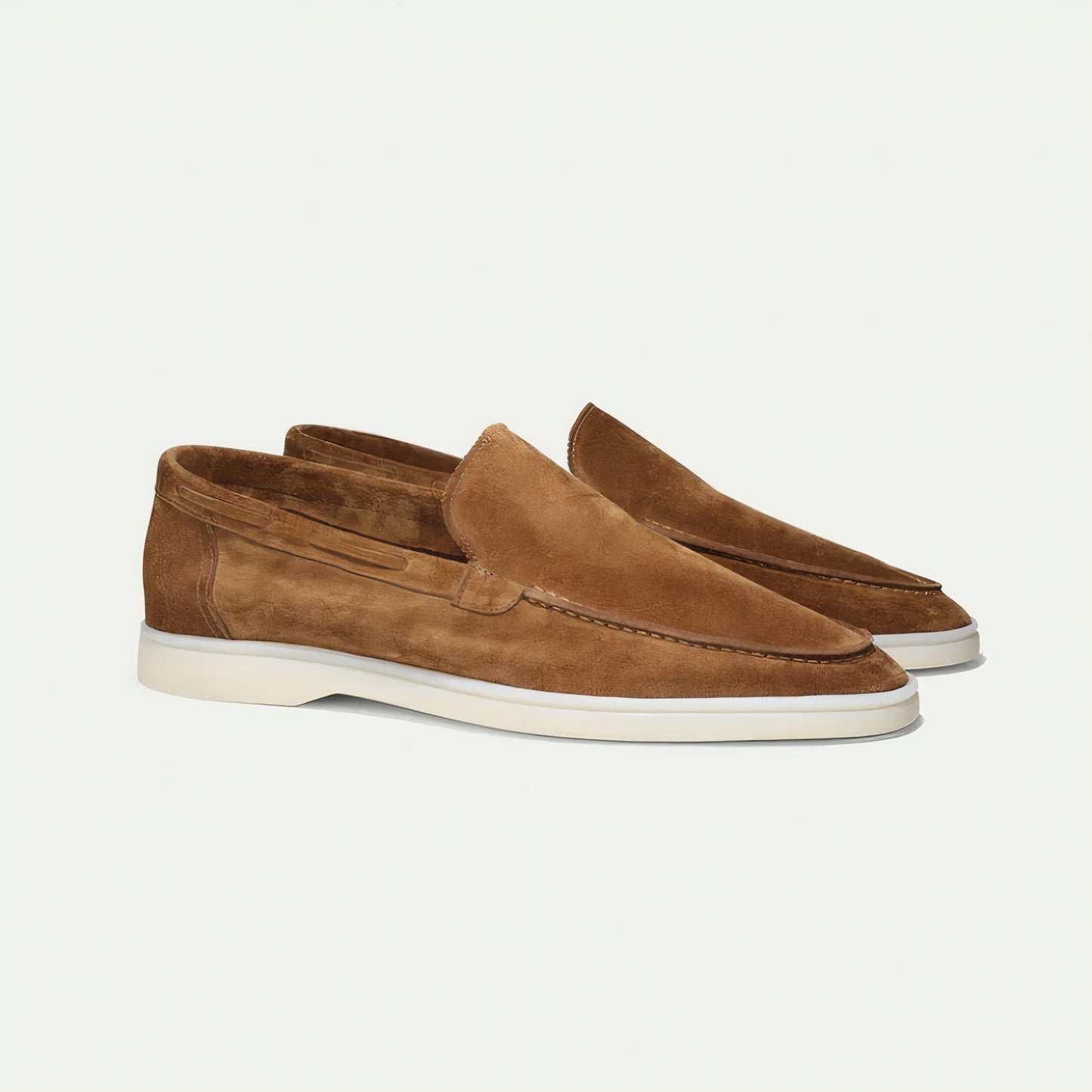 Elmar - Klassiska loafers i mocka för herr