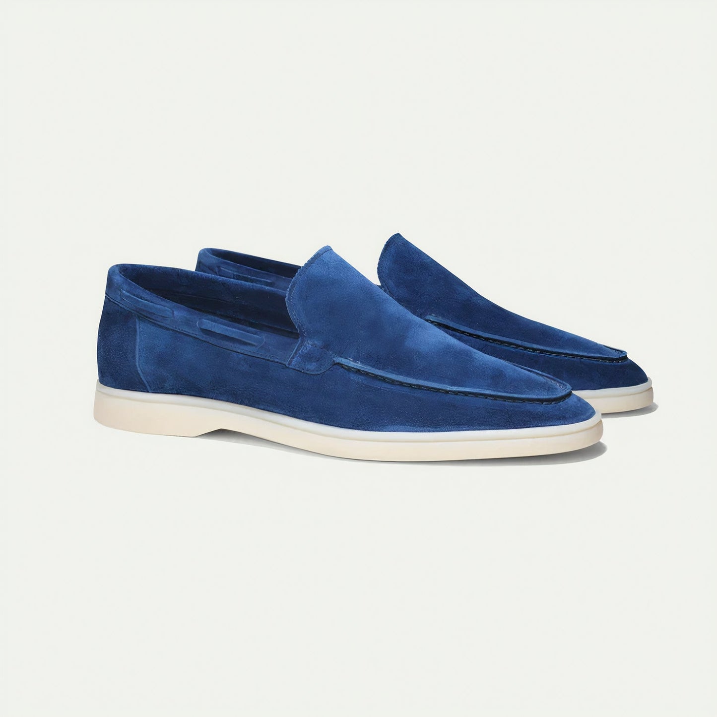 Elmar - Klassiska loafers i mocka för herr