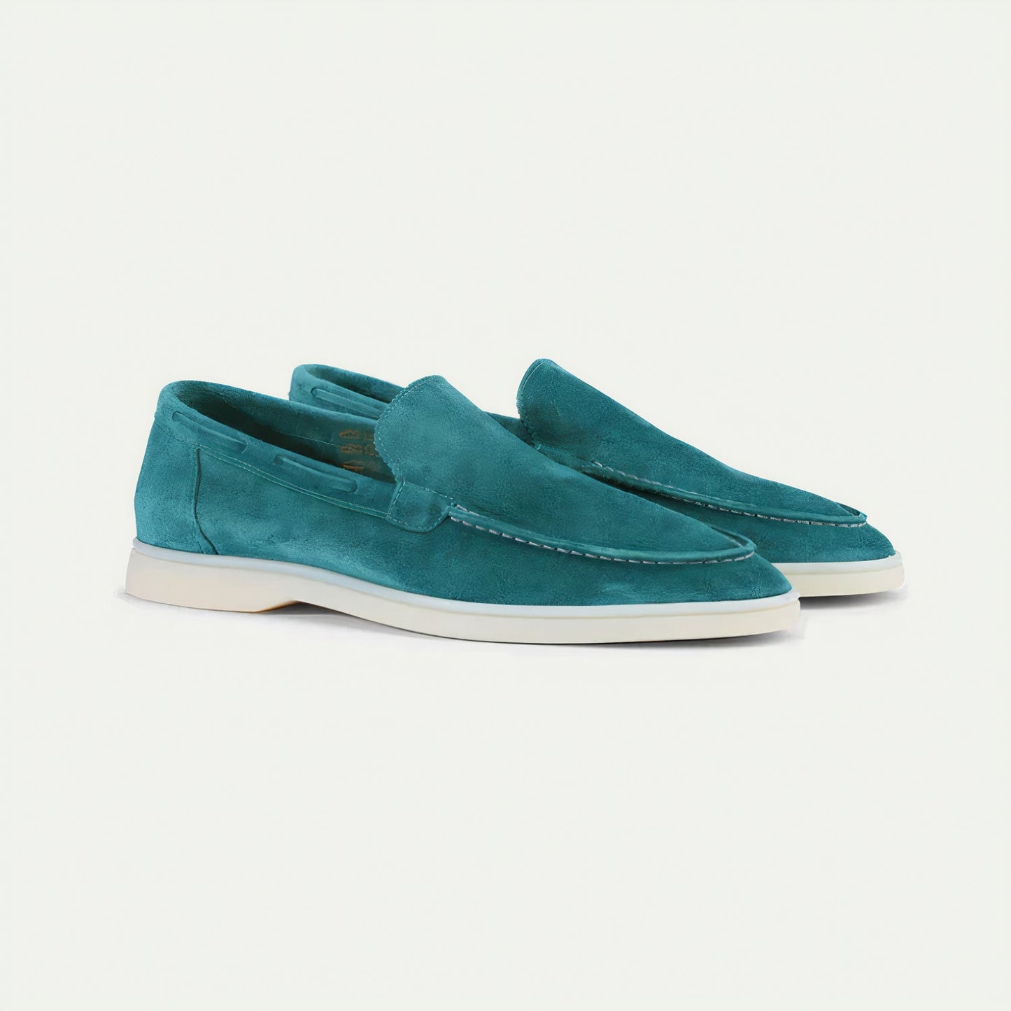 Elmar - Klassiska loafers i mocka för herr