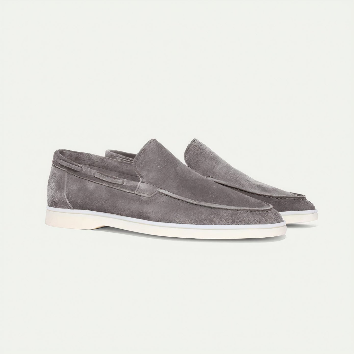 Elmar - Klassiska loafers i mocka för herr