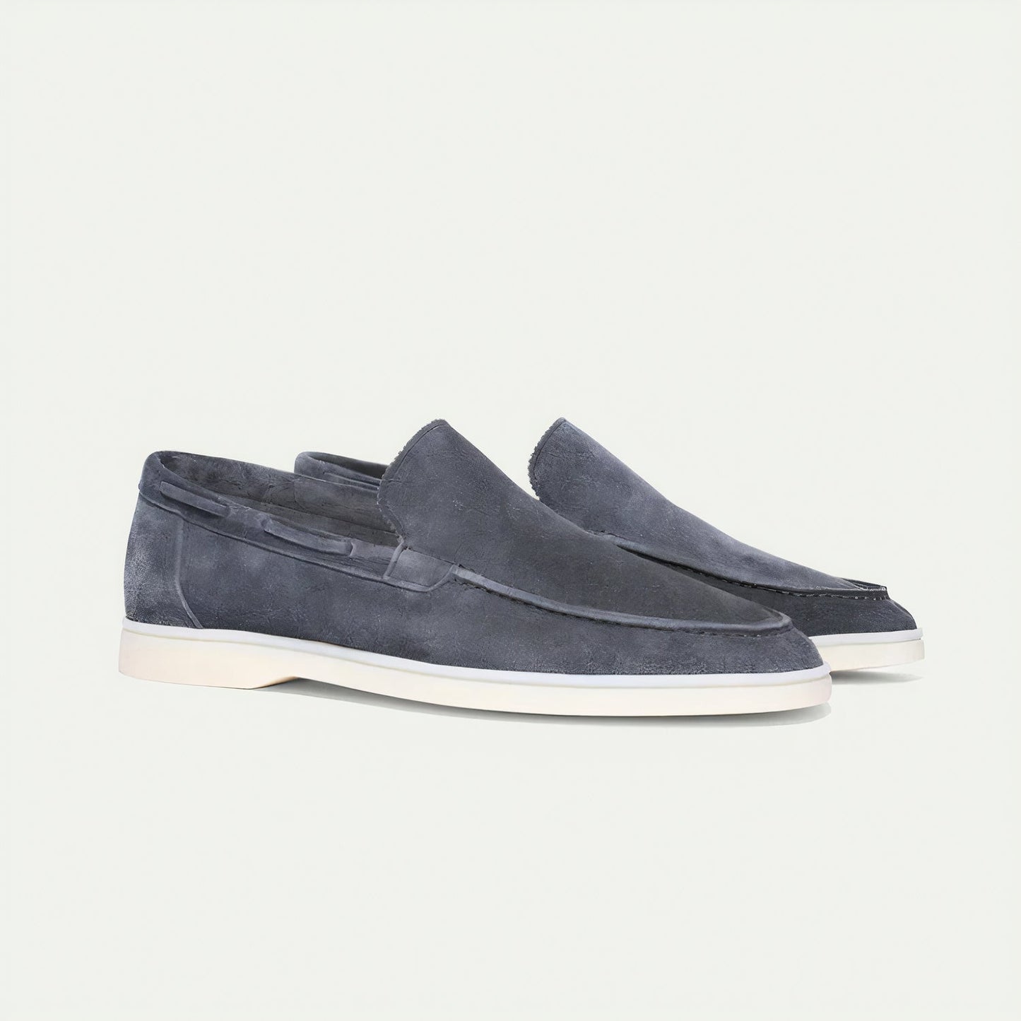 Elmar - Klassiska loafers i mocka för herr
