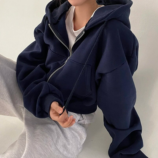 Stina | Avslappnad Oversized Hoodie med Framficka