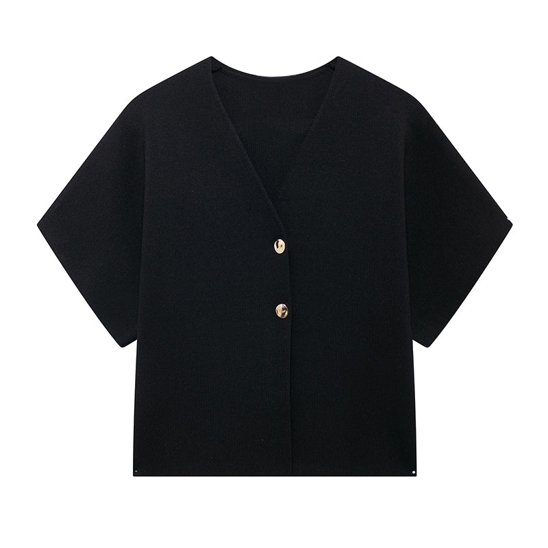 Miky | Casual enfärgad stickad tröja för kvinnor