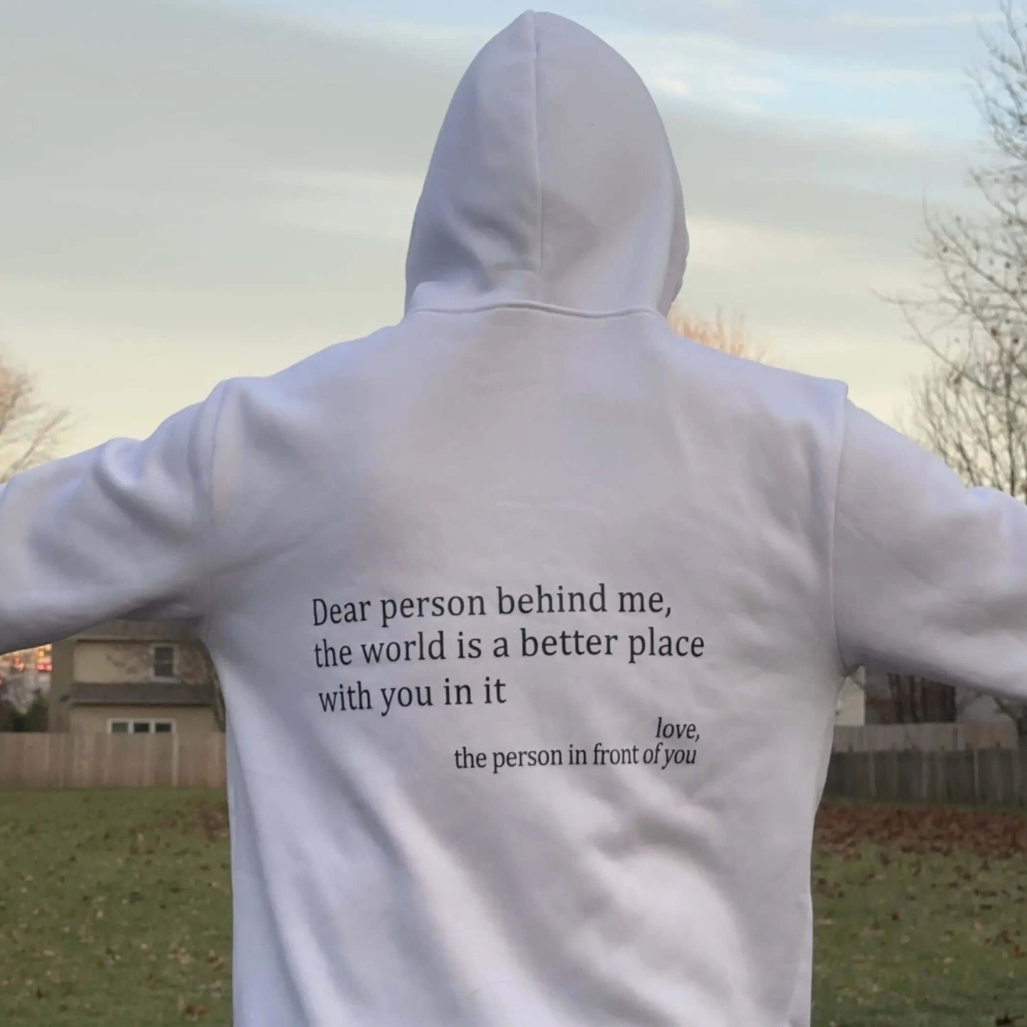 Lars | Inspirerande Unisex Hoodie med Positivt Budskap