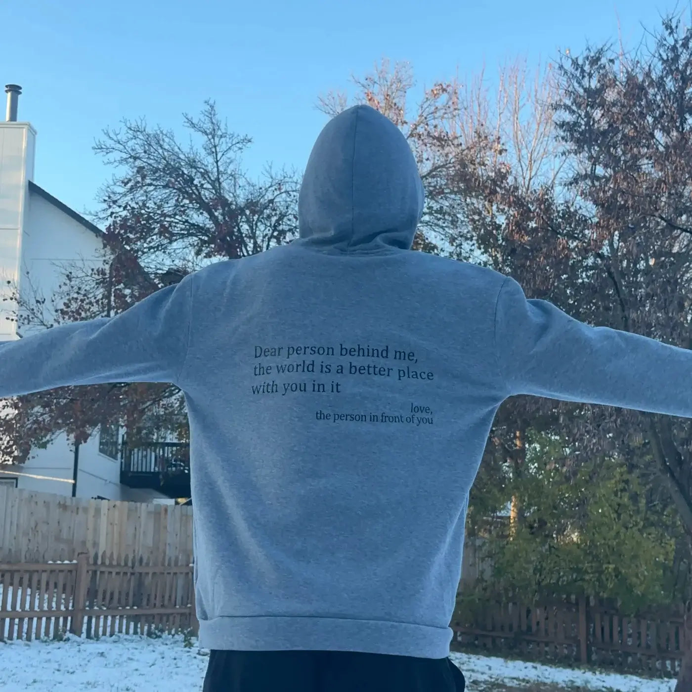 Lars | Inspirerande Unisex Hoodie med Positivt Budskap