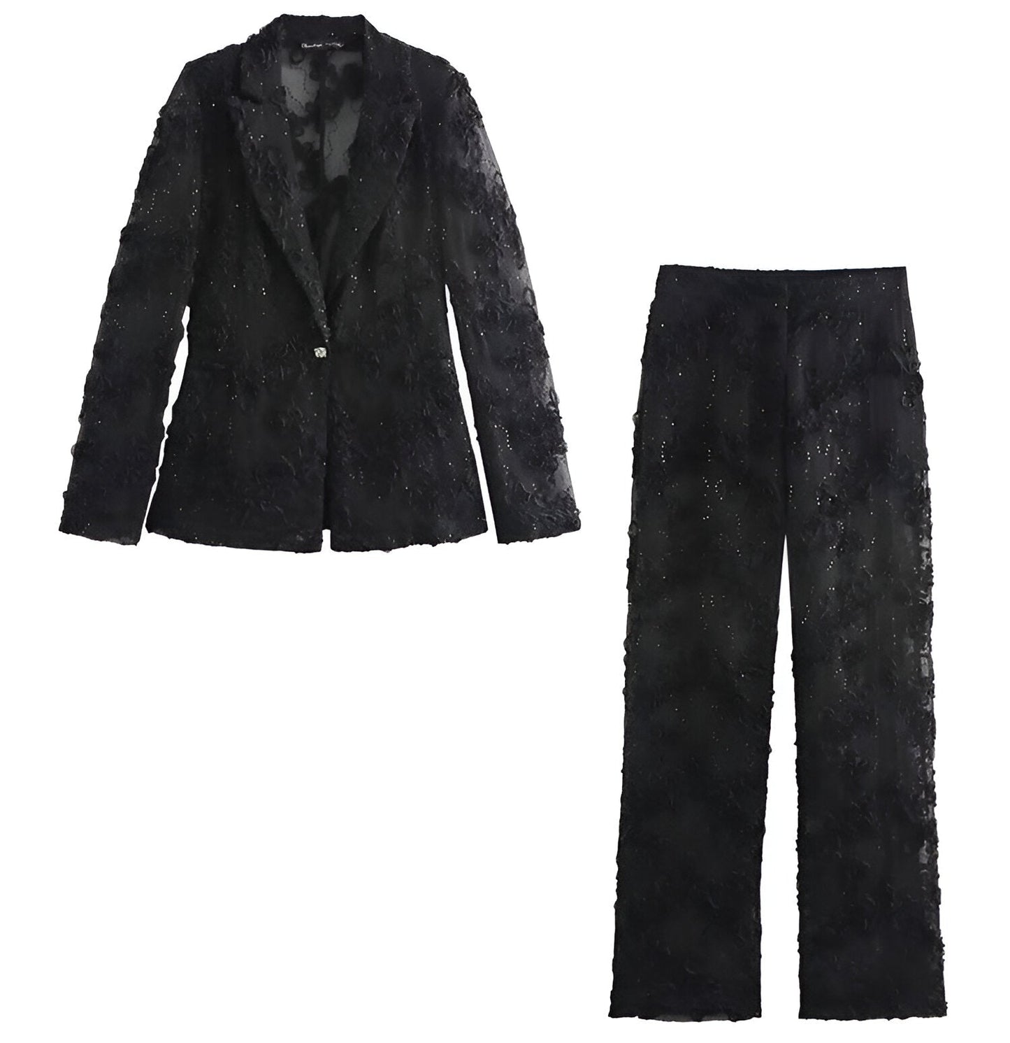 Flora | Elegant 2-delat set med paljetter för kvinnor