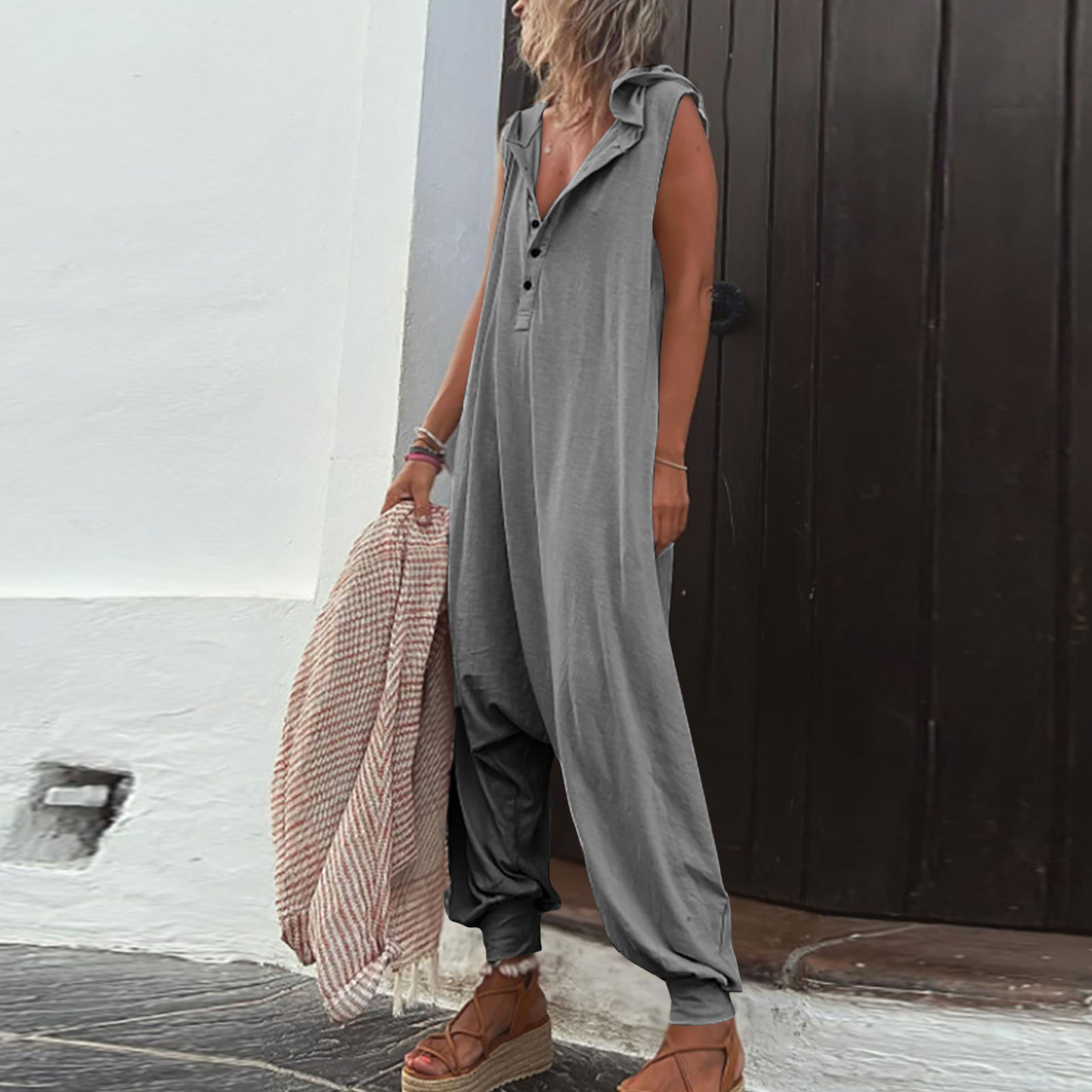 Alissa - Jumpsuit för Boho-sommar