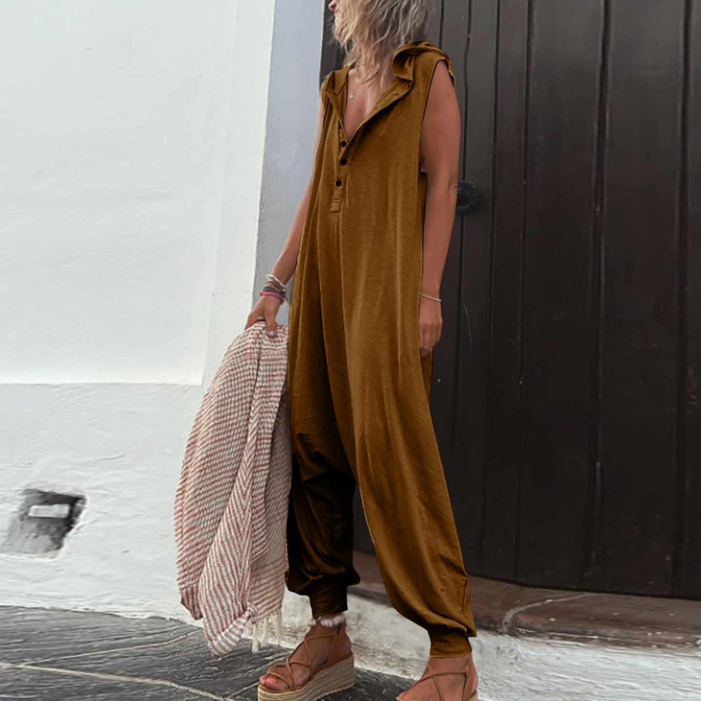 Alissa - Jumpsuit för Boho-sommar