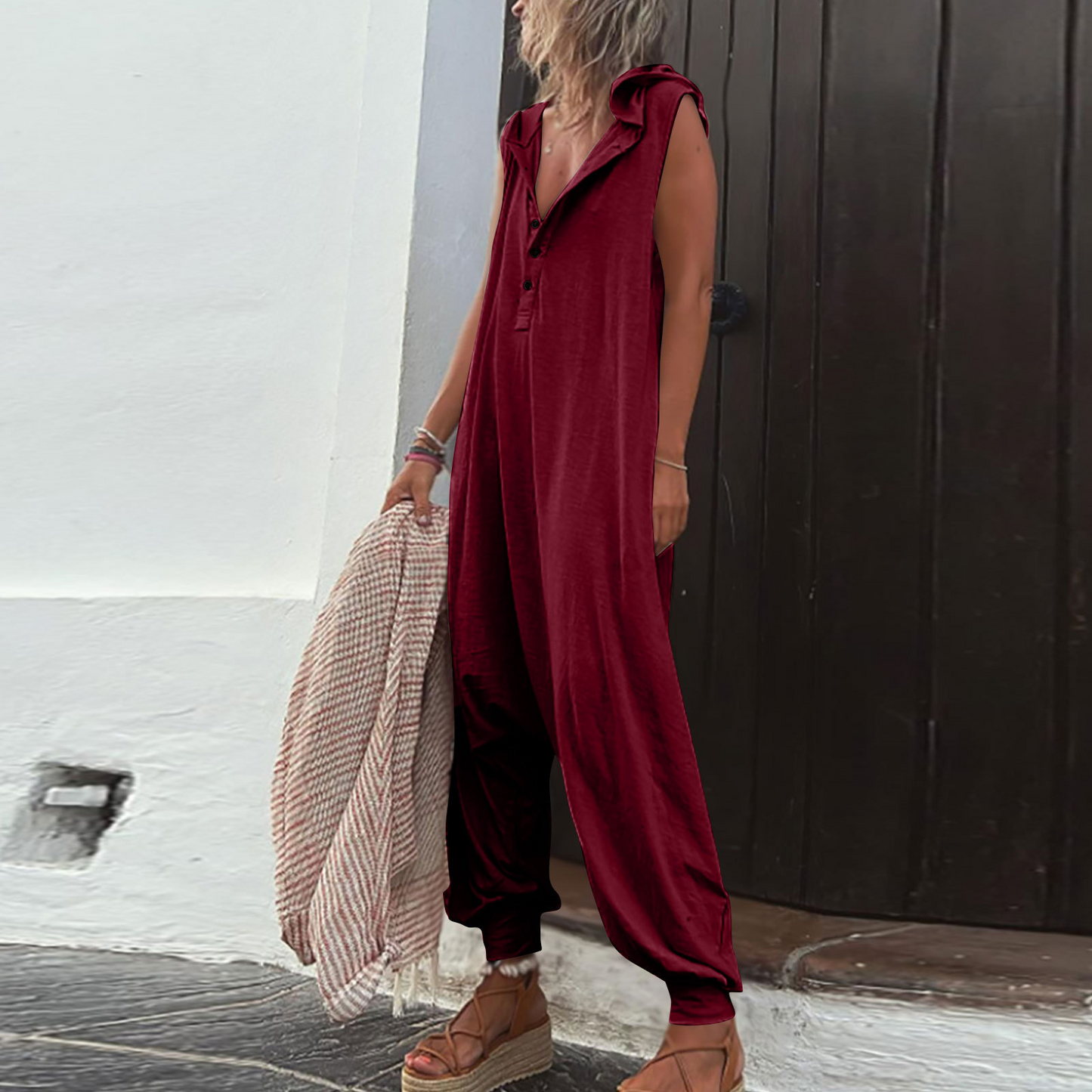Alissa - Jumpsuit för Boho-sommar