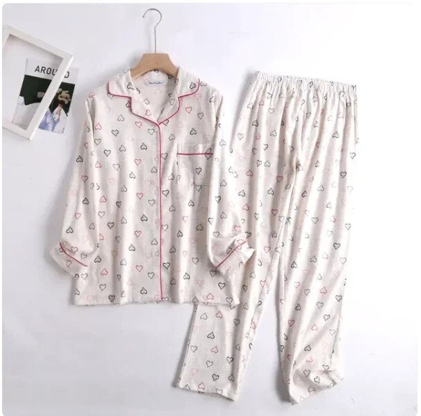 CozyDream | Bekvämt 2-delat pyjamasset i ljusa färger