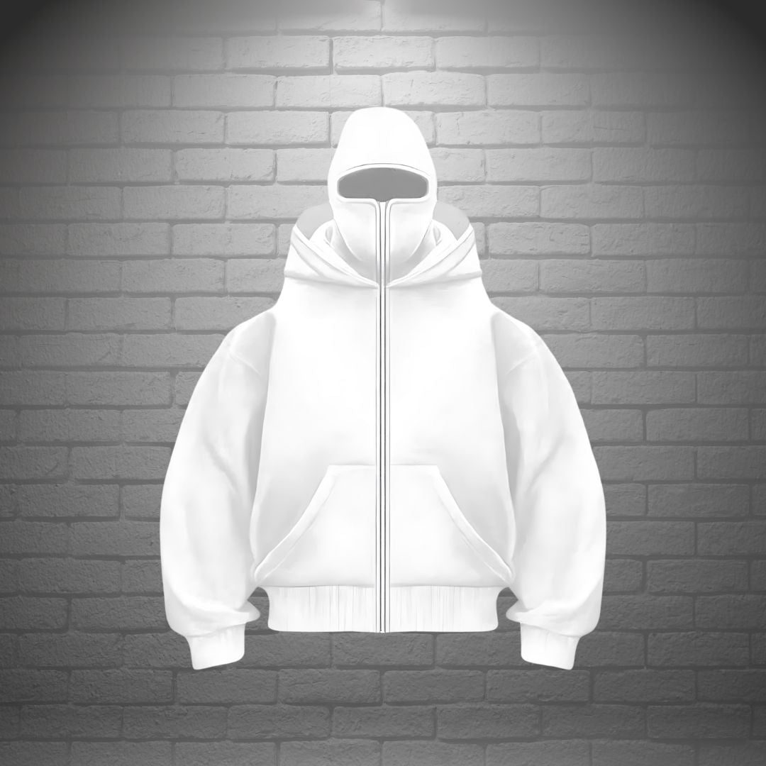 Oskar | Balaclava Full-Zip Hoodie – Maximal värme och stil i ett