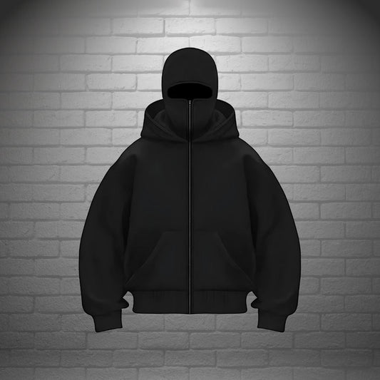 Oskar | Balaclava Full-Zip Hoodie – Maximal värme och stil i ett