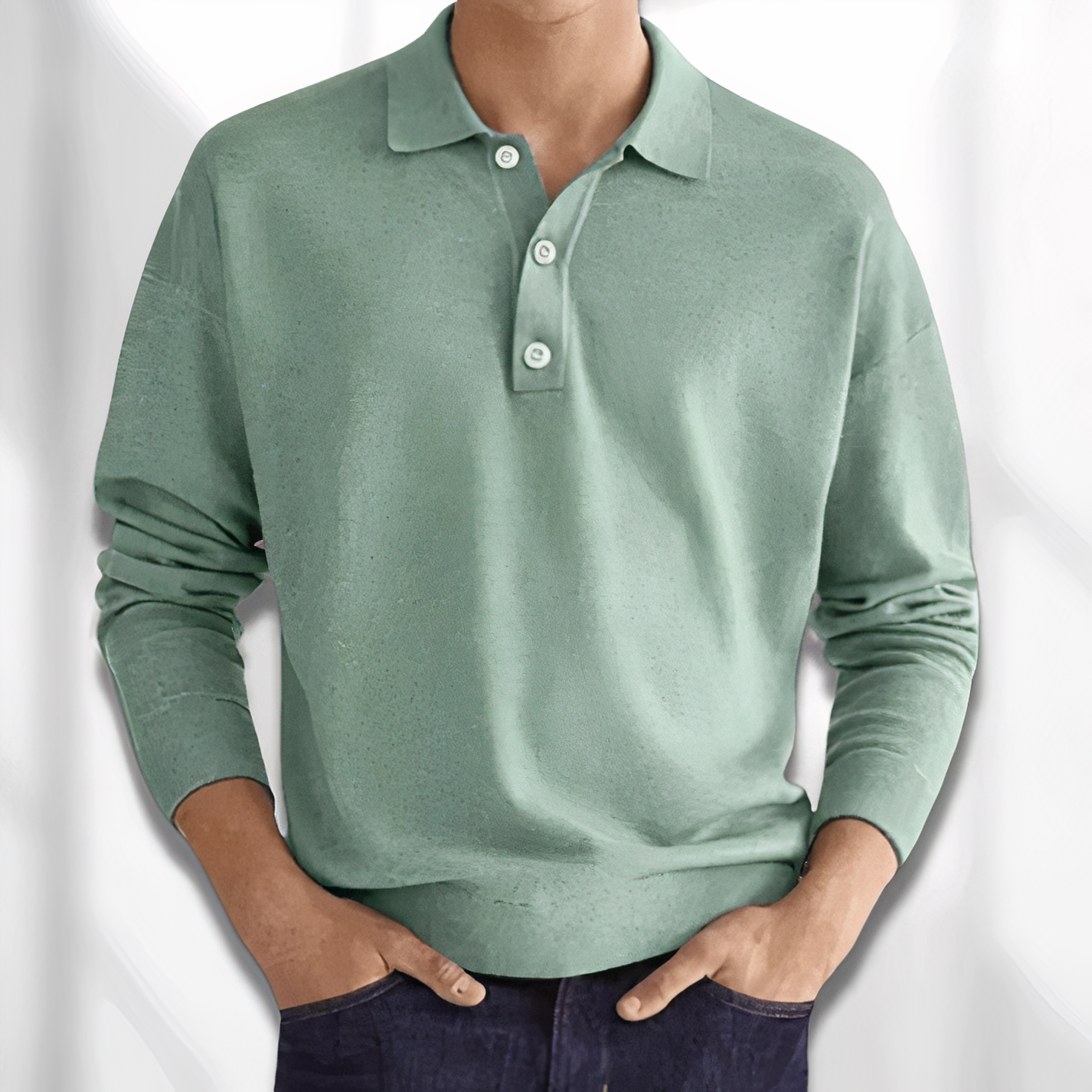 Roach - Langarm-Poloshirt