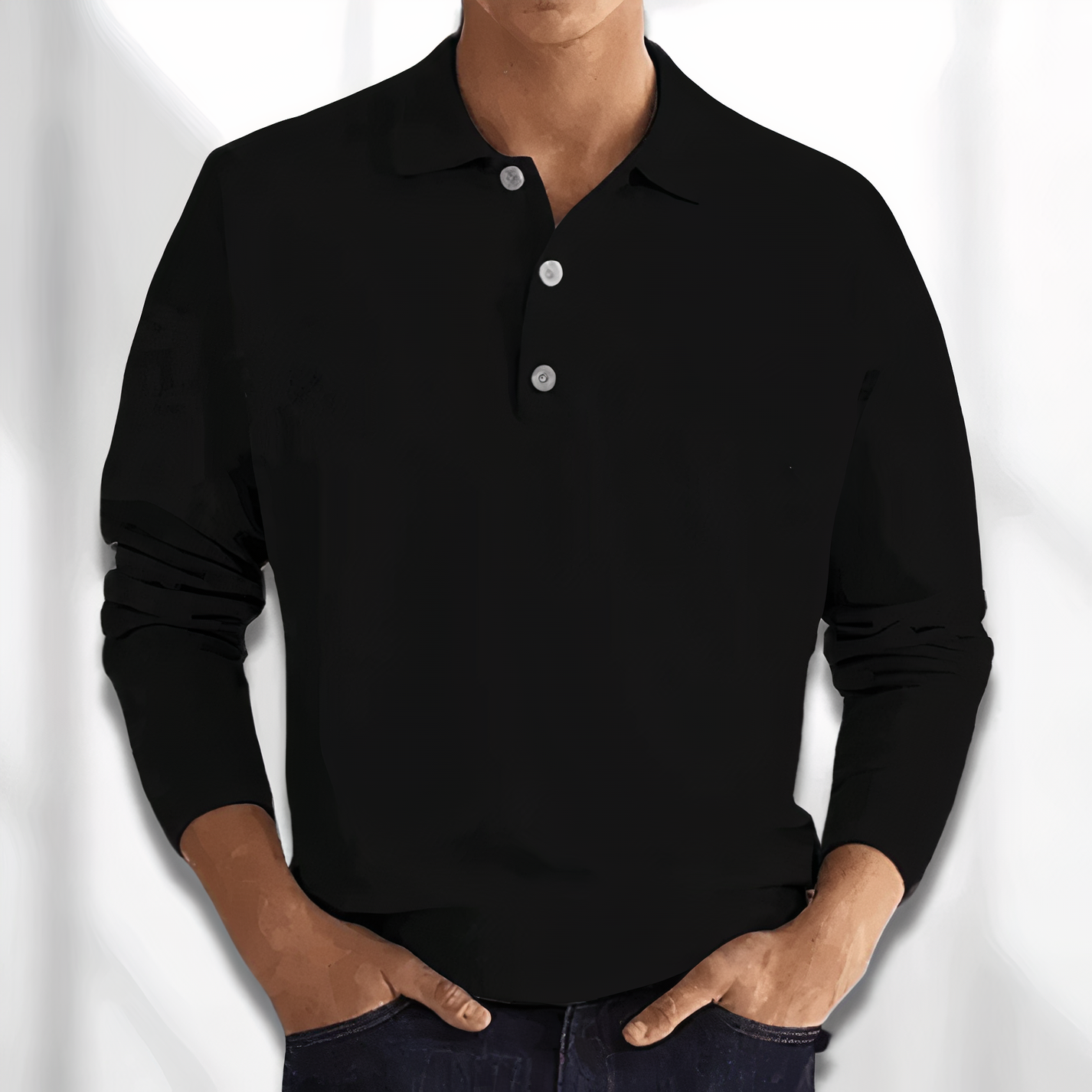 Roach - Langarm-Poloshirt