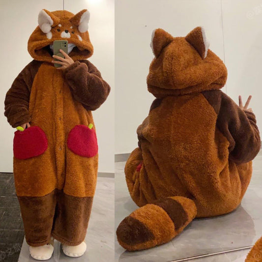 Eira | Kawaii Red Panda Pyjamas för mysiga stunder