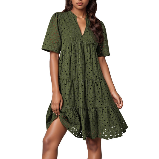 Luna | Elegant Spetsklänning För Sommarens Alla Stunder