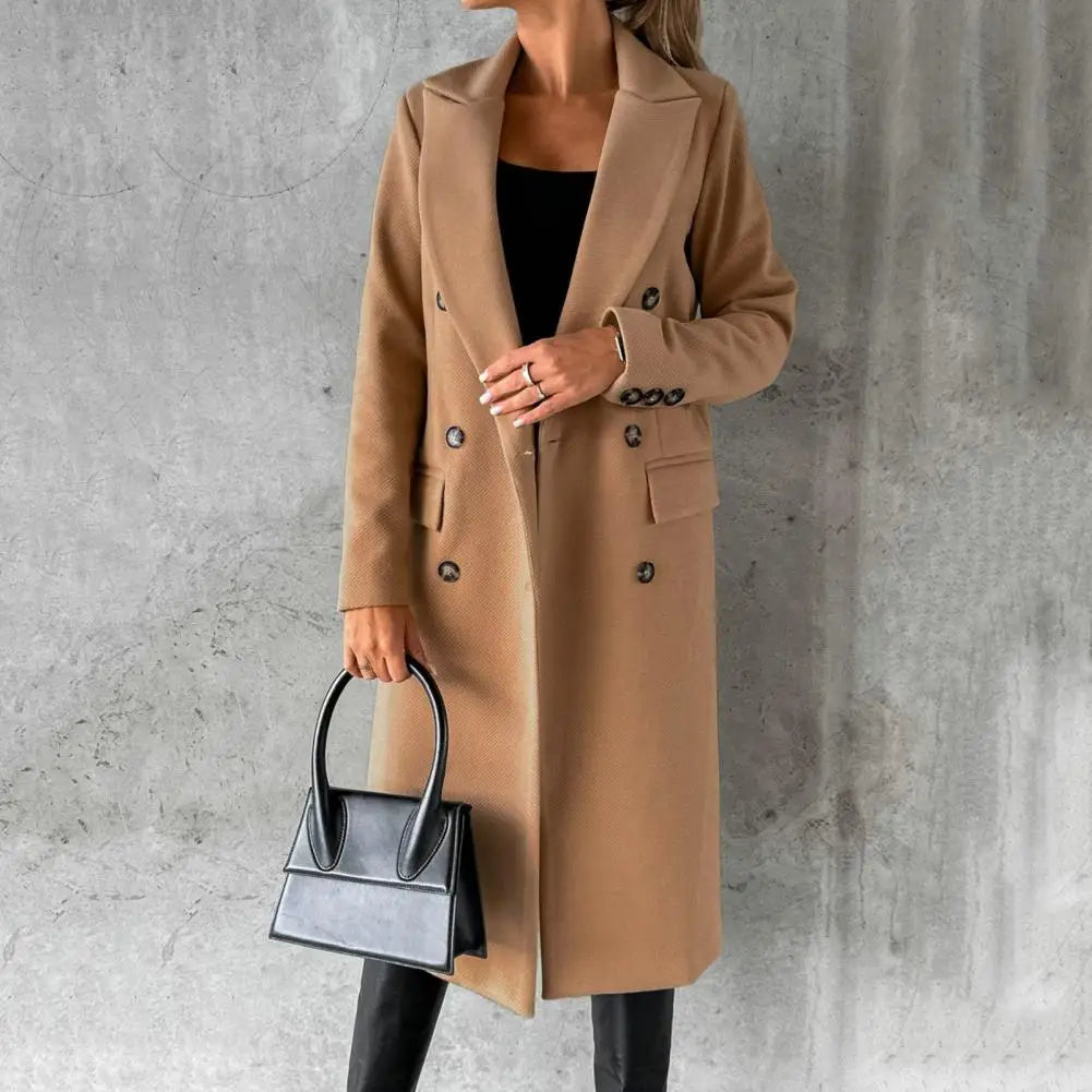 Jennifer | Elegant Lång Kappa för Tidlös Stil och Komfort