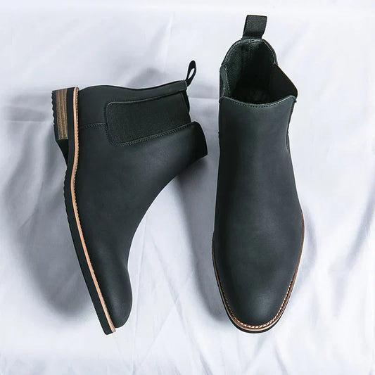 Kristian | Klassiska Chelsea Boots i Äkta Läder