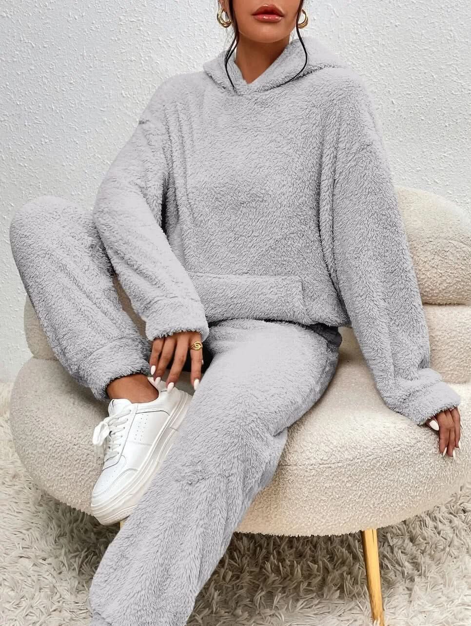 Rut | Fluffigt och mysigt hoodie-set för kvinnor