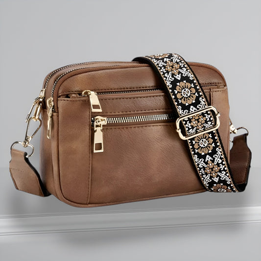 Romy | Stilren Handväska i Veganskt Läder