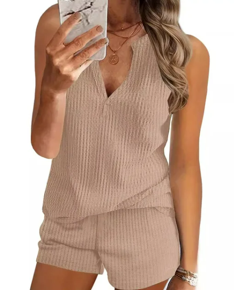 Mila - Casual sport V-ringad sommar T-shirt dam se