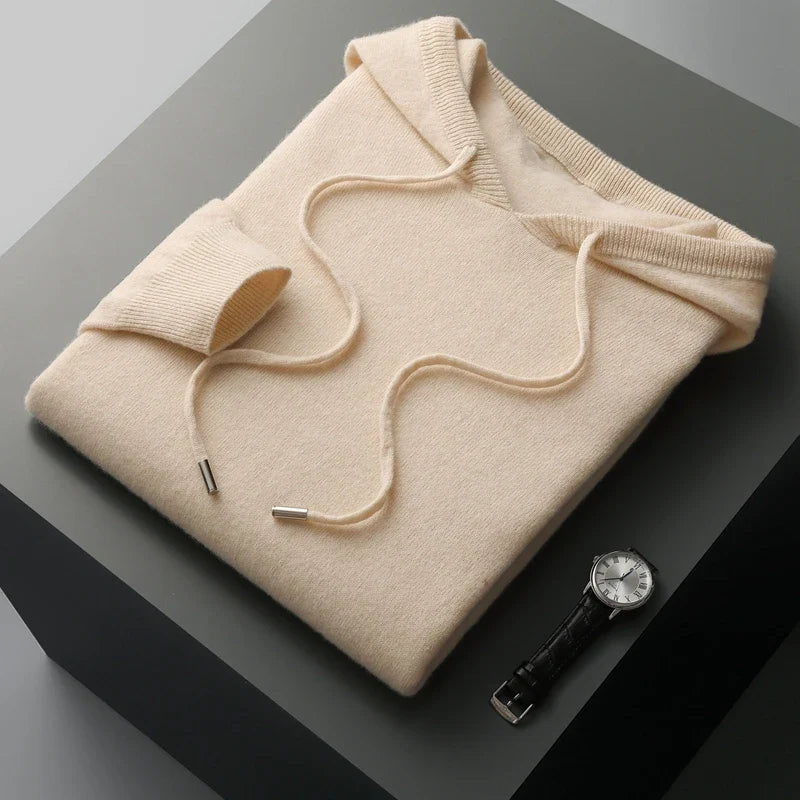 John | Hoodie i 100% merinoull för maximal komfort
