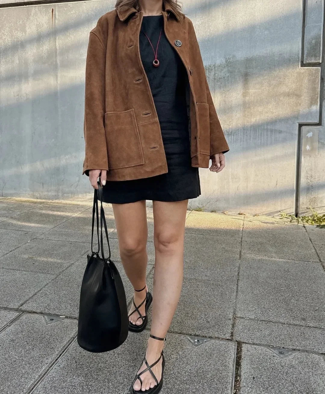 Bonnie | Elegant jacka i fuskmocka