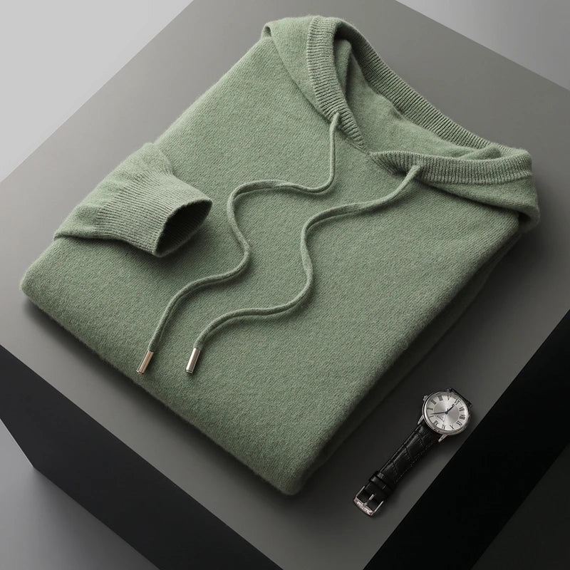 John | Hoodie i 100% merinoull för maximal komfort