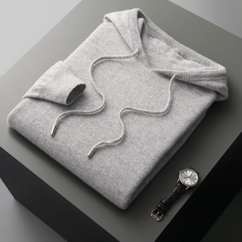 John | Hoodie i 100% merinoull för maximal komfort