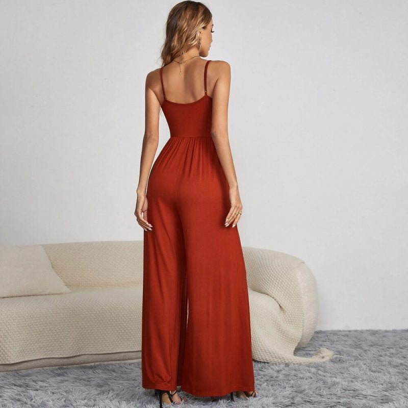 Tansy - Jumpsuit med V-ringning
