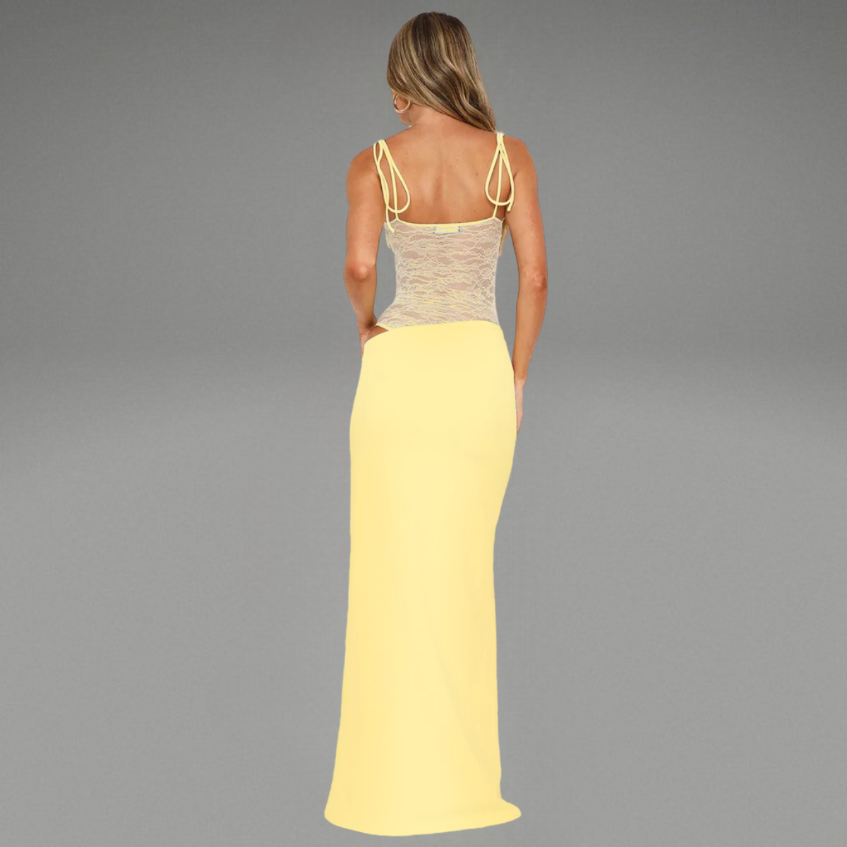 Kajsa | Förföriskt Elegant Mesh Maxiklänning